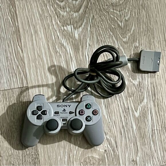 Sony (SCPH-1200) PlayStation PS1 PS2 Dual Shock CONTROLLER Analog DUAL Stick - Picture 1 of 8